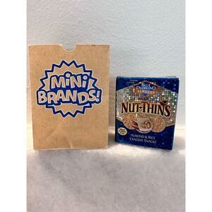 RARE Zuru Mini Brands Nut-Thins Metallic Case Special Edition Miniature